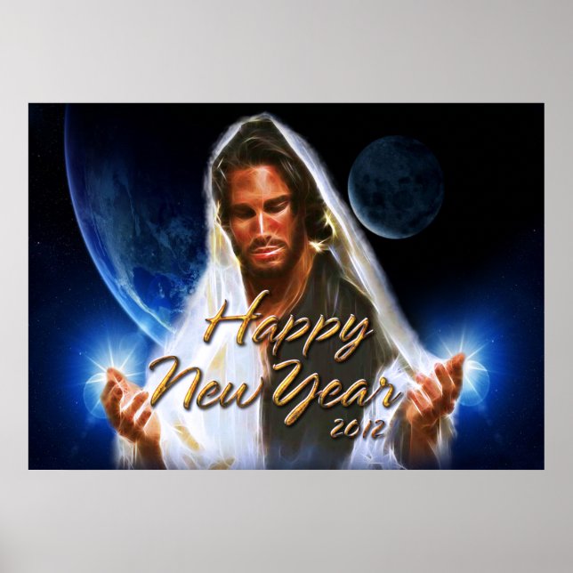 Póster Feliz ano novo 2012 C (Frente)