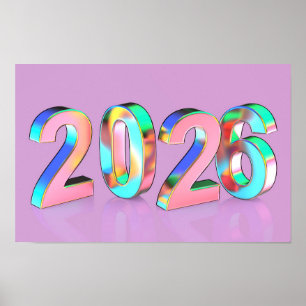 Poster Feliz Ano Novo 2026