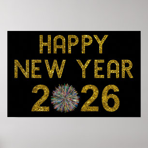 Poster Feliz Ano Novo 2026