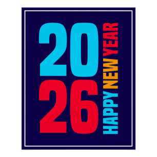 Póster Feliz ano novo 2026-34568