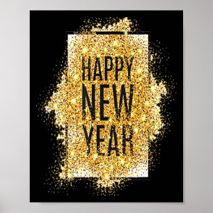 Poster Feliz Ano Novo 2026 Véspera de Ano Novo