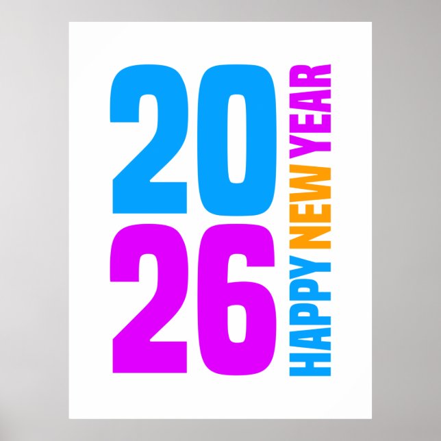 Poster Feliz Ano Novo 2027-34568 (Frente)