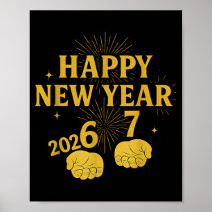 Poster Feliz Ano Novo 67 Meme – Divertida Celebração de 2
