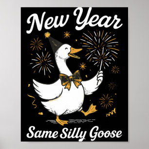 Poster Feliz Ano Novo Mesma Gansa Boba Feliz Ano Novo 202