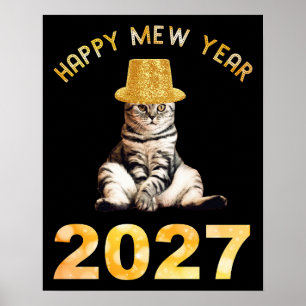 Poster Feliz Ano Novo Mew 2027