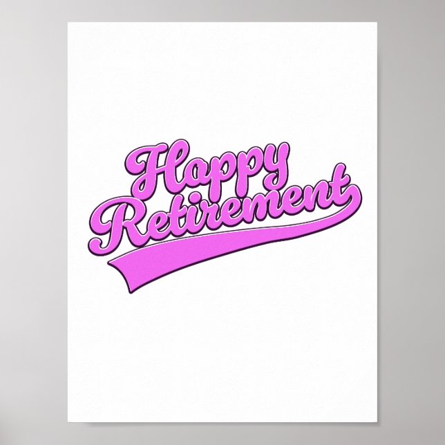 Poster Feliz Aposentadoria (Frente)