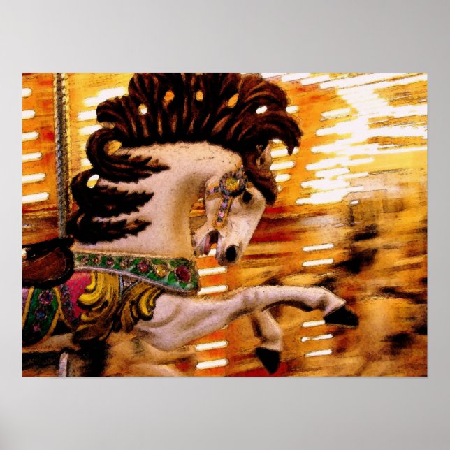 Póster Feliz-Arredondar Cavalo (Frente)