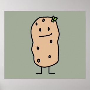 Poster Feliz Batata Sorridente