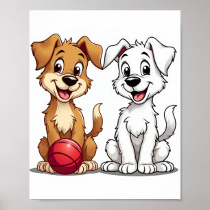 Poster Feliz cachorrinho
