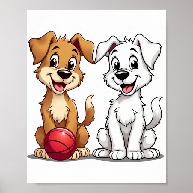 Poster Feliz cachorrinho (Frente)