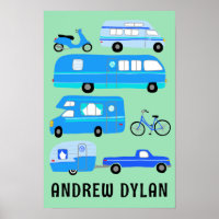 FELIZ CAMPER CUSTOM BABY NAME Campervan RV Vanlife
