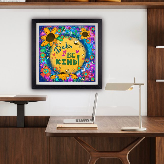 Poster Feliz Cara Divertido, Seja Benglebee. (Criador carregado)