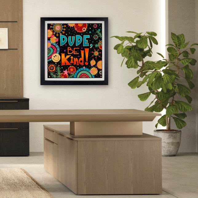 Poster Feliz Cara Divertido, Seja Uma Escola Inspiradora (Criador carregado)