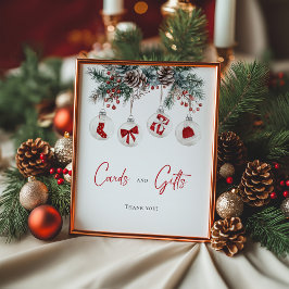 Poster Feliz Cartões e presentes de Chá de fraldas de Nat