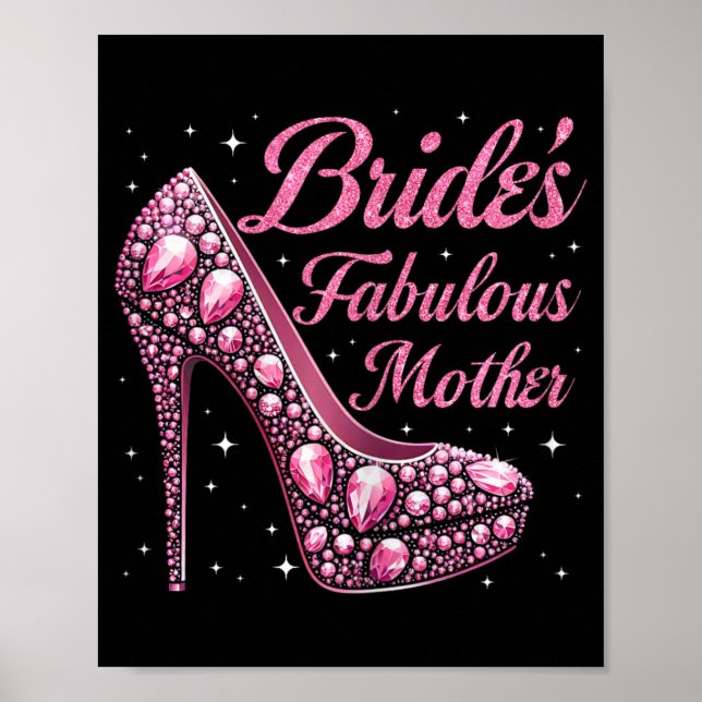 Poster Feliz casamento da noiva da mãe (Frente)