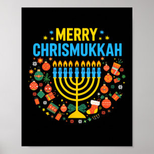 Poster Feliz Chrismukkah Feliz Natal Chanukah J