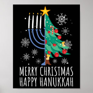 Poster Feliz Chrismukkah Feliz Natal Hanukkah