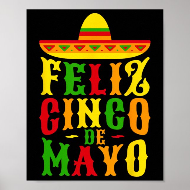 Poster Feliz Cinco De Mayo Festival 1 (Frente)