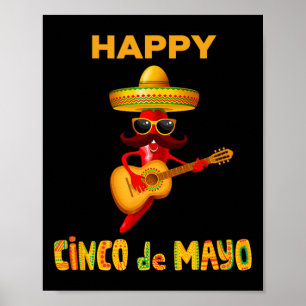 Poster Feliz Cinco De Mayo Para Fantasia De Festa Mexican