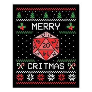 Póster Feliz Critmas II - Natal Feio