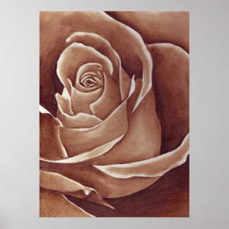 Póster Feliz da manhã - Óleo de Rosa
