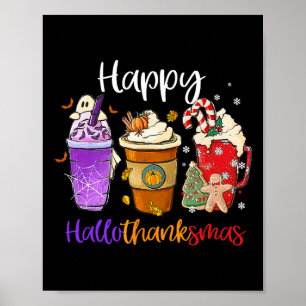 Poster Feliz de Ação de Graças dos Gnomos do Hallothanksm
