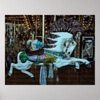 Feliz de cereais horizontal - Cavalo redondo