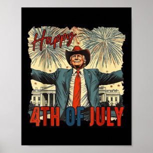 Poster Feliz Dia 4 De Julho Da Independência