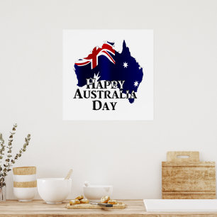 Poster Feliz Dia da Austrália