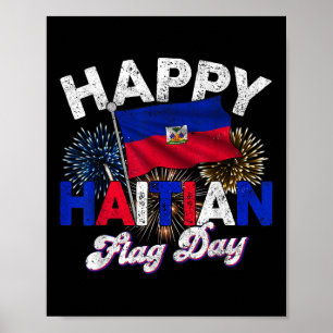 Poster Feliz Dia da Bandeira do Haiti Orgulho do Haiti 18
