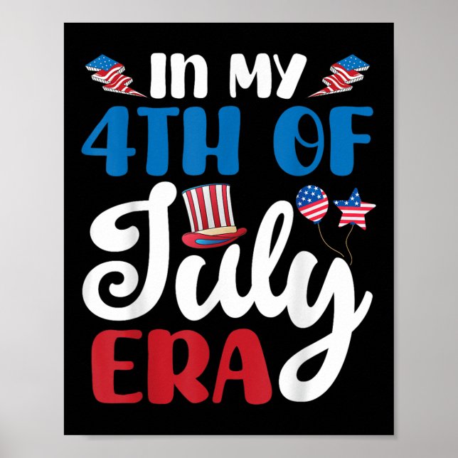 Poster Feliz Dia Da Independência No Meu Quarto De Julho  (Frente)