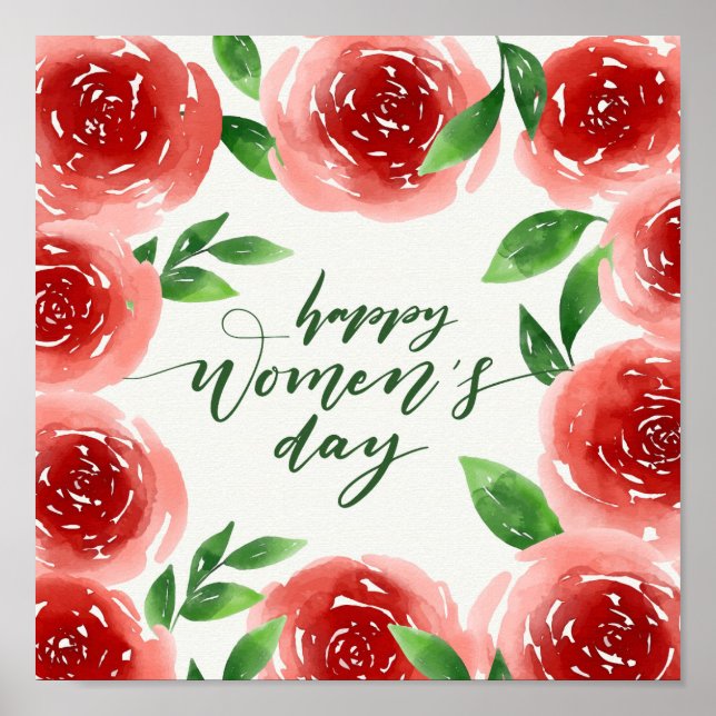 Poster Feliz Dia da Mulher (Frente)