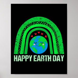 Poster Feliz Dia da Terra 2023 Camisas Cute Earth Lover K
