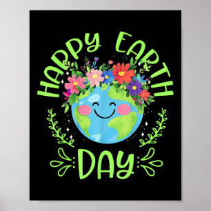 Poster Feliz Dia da Terra 2025 Crianças Cute Earth Day To