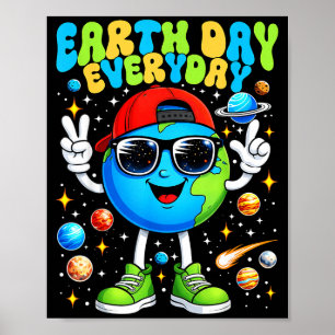 Poster Feliz dia da terra 2026 salve o planeta dia da ter