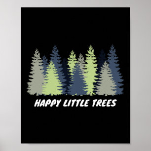 Poster Feliz Dia da Terra Árvore Homens Rapazes Presente