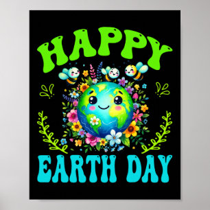 Poster Feliz Dia da Terra Camisa Cuta Dia da Terra 2025 H