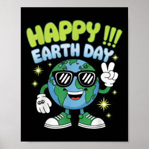 Poster Feliz Dia da Terra Camisa Dia da Terra 2025 Camisa