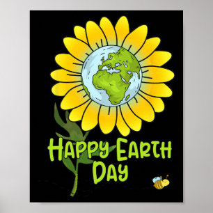 Poster Feliz Dia da Terra Todos os Dias Crianças de Giras