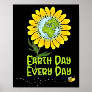 Poster Feliz Dia da Terra Todos os Dias Crianças de Giras