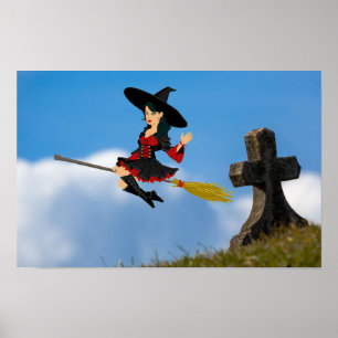 Poster Feliz Dia das Bruxas.