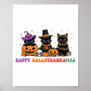 Poster Feliz Dia das Bruxas de Natal, Dia das Bruxas, Dia