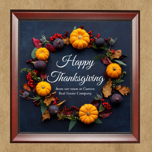 Poster Feliz Dia de Ação de Graças, Pumpkin Wreath da Emp