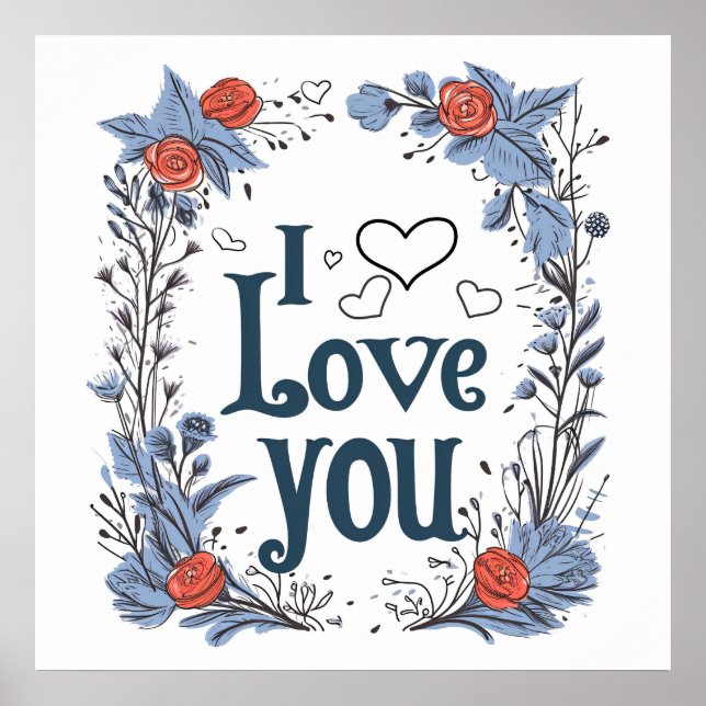 Poster Feliz dia de os namorados (Frente)