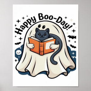 Poster Feliz Dia do Boo Gato Fantasma PNG - Espiritual Fo