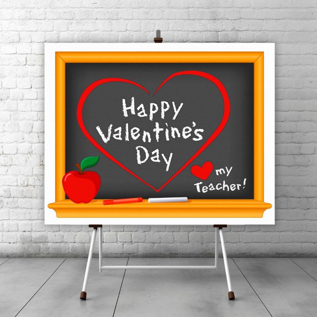 Poster Feliz dia do Namorados! (Happy Valentine’s Day! Poster
Say Happy Valentine’s Day to a special teacher. )