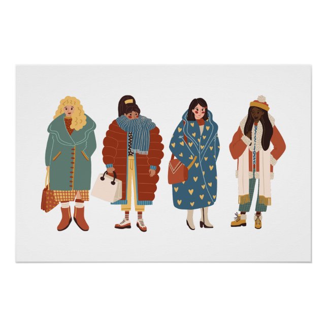 Póster Feliz Dia Internacional da Mulher (Frente)