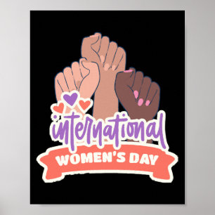 Poster Feliz Dia Internacional da Mulher