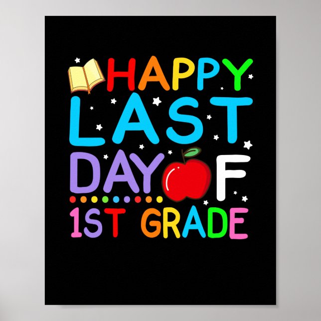 Poster Feliz Dia Passado Da Graduação De 1rua (Frente)