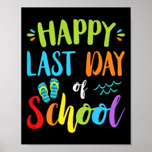 Poster Feliz Dia Passado De Férias De Verão Na Escola Ide
